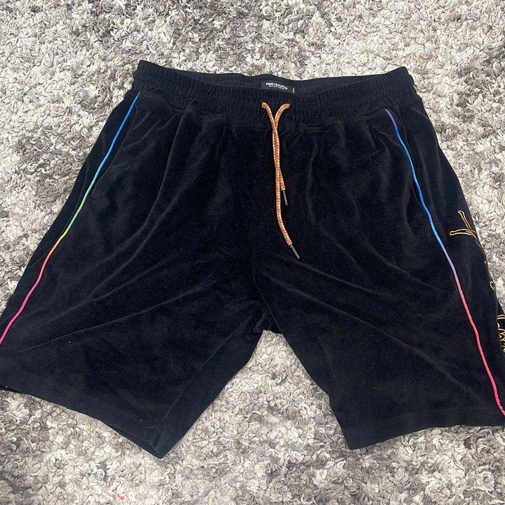 Large black Pink Dolphin Shorts